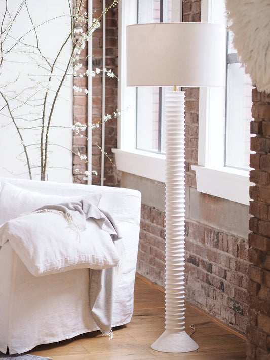 White Floor Lamp